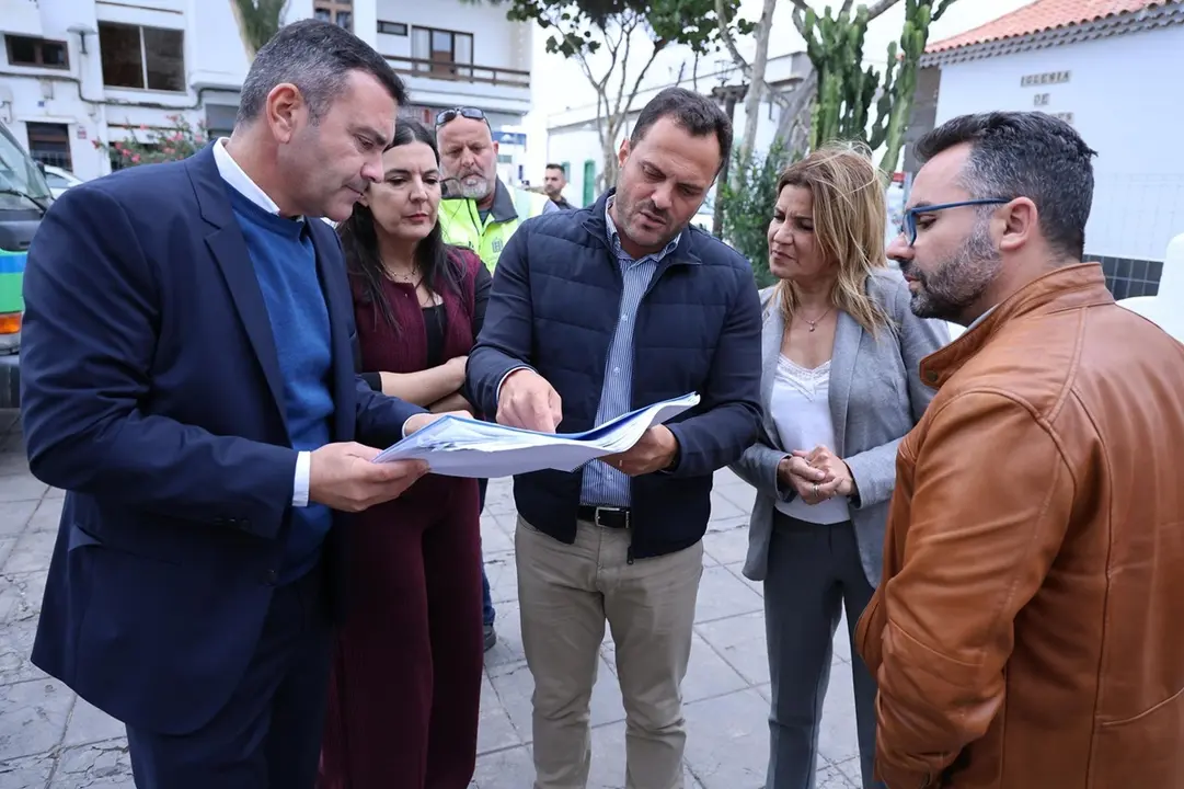 Inicio de las obras en la Plaza de Las Palmas