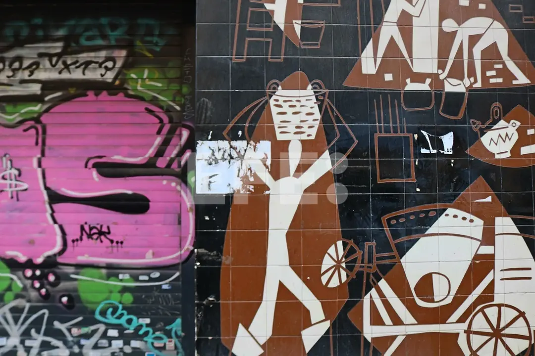 Mural de César Manrique en Madrid