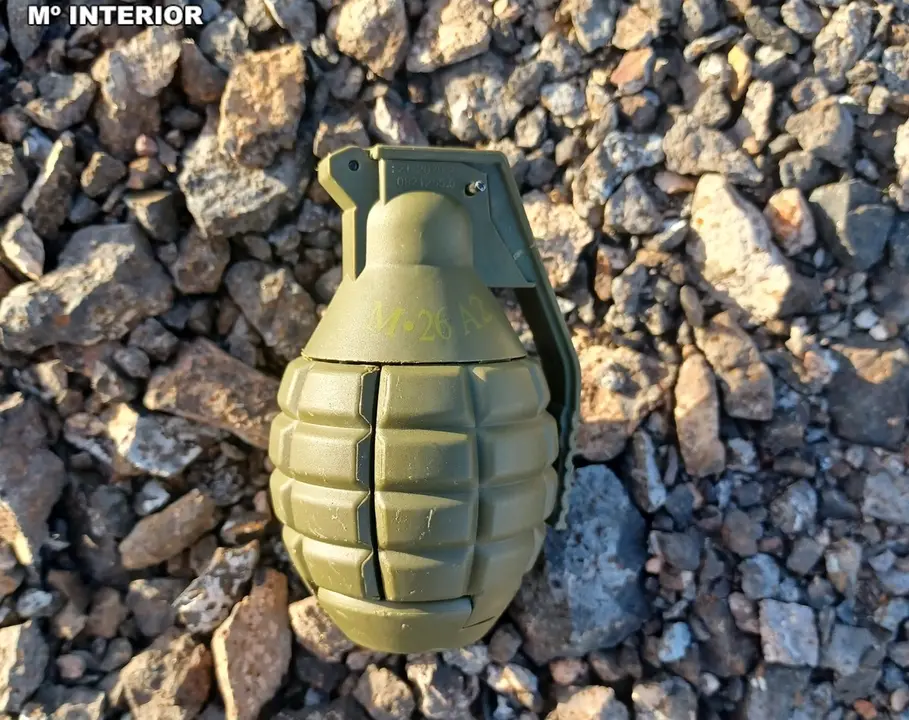 El artefacto encontrado por el ciudadano en Lanzarote