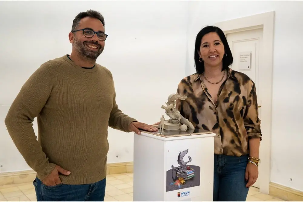 El diseño escogido para la escultura