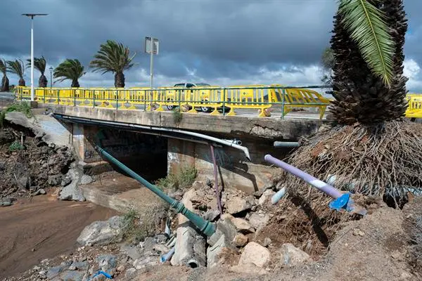 inundaciones en Lanzarote