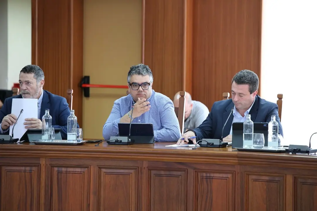 Foto de Armando Santana en un pleno