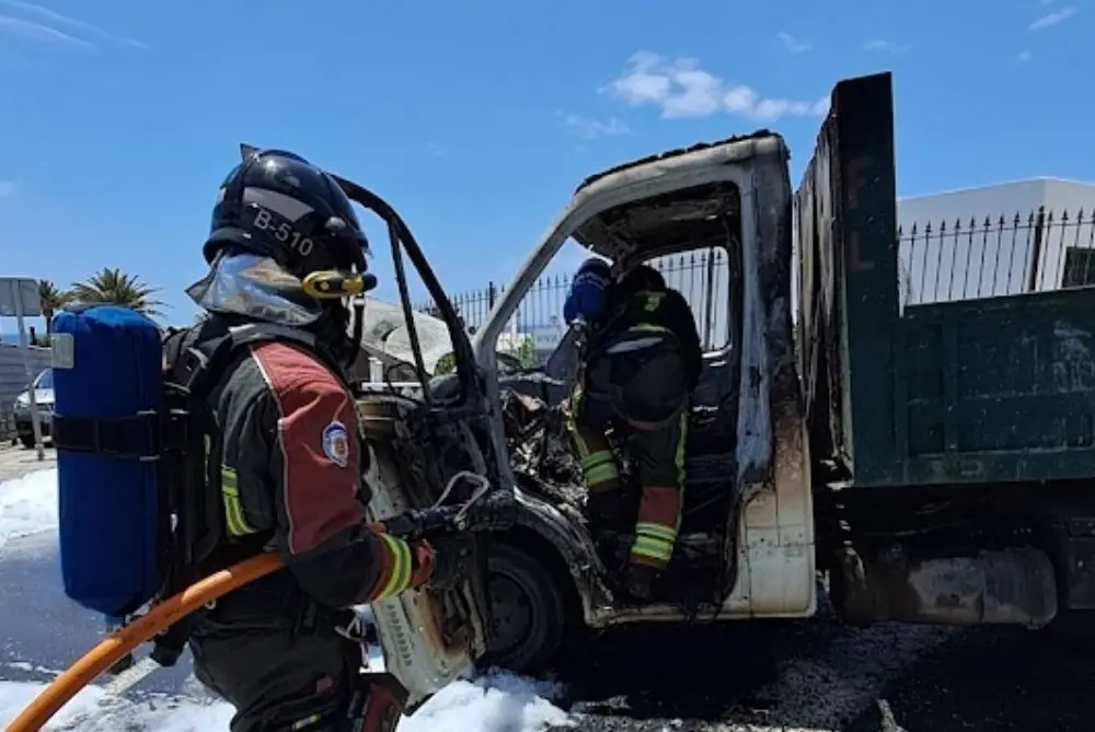 Actuación de los bomberos