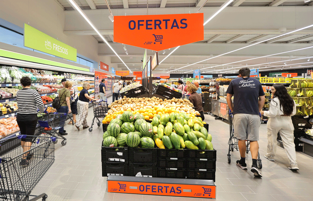 Interior de un Aldi