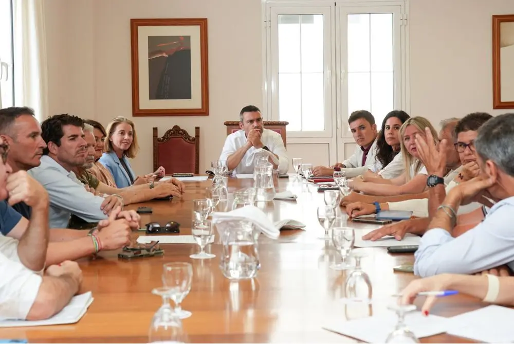 Un momento de la reunión