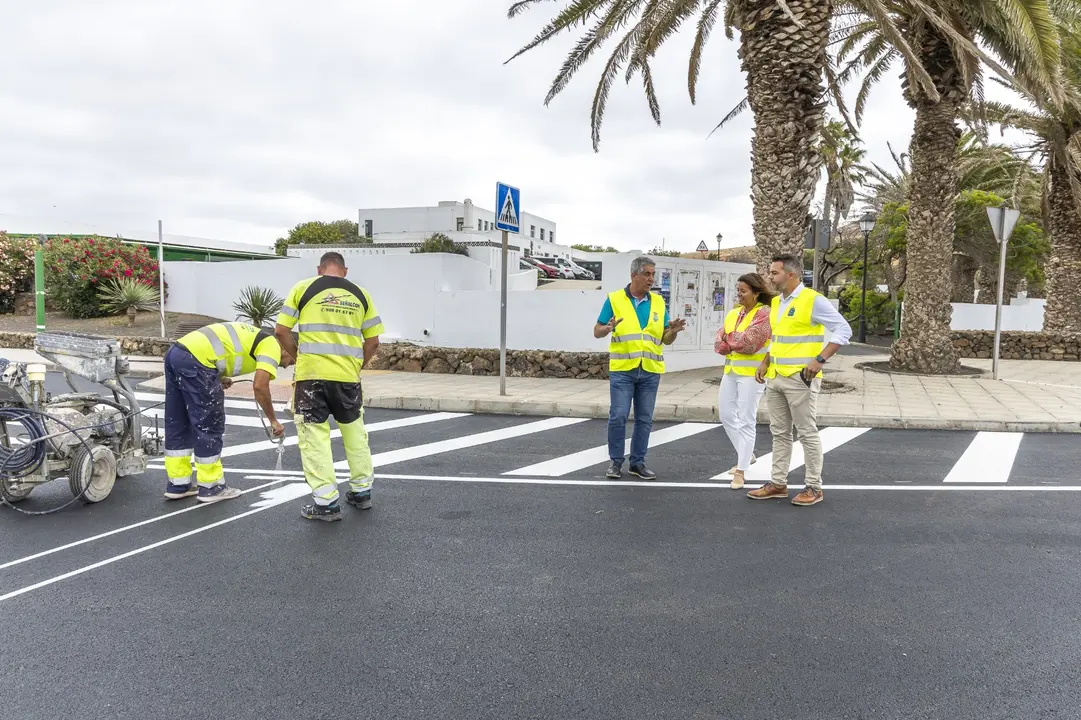 Reasfaltado en el conjunto histórico de la Villa de Teguise (3)