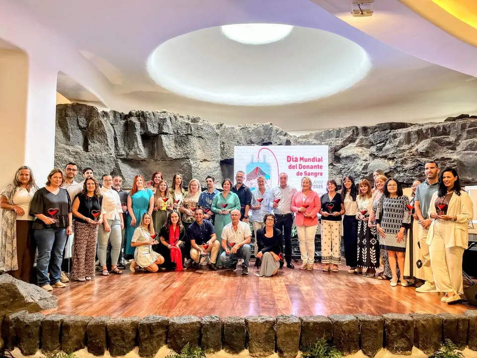 Foto familia acto