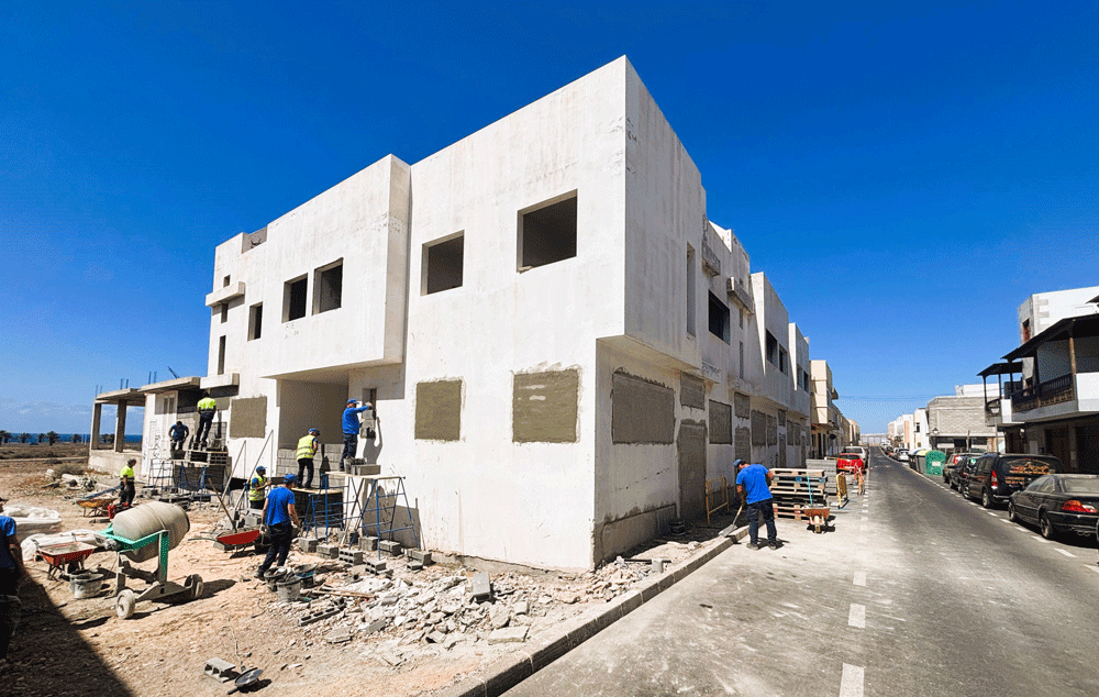 Tapiado de la vivienda en San Francisco Javier