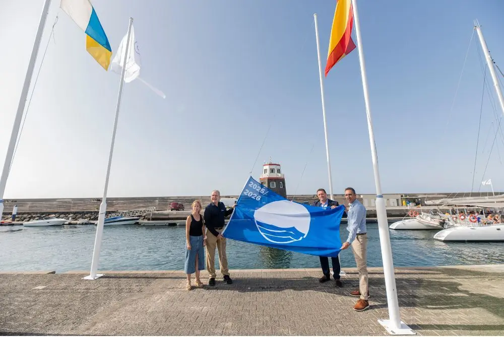 Bandera azul de Puerto Calero
