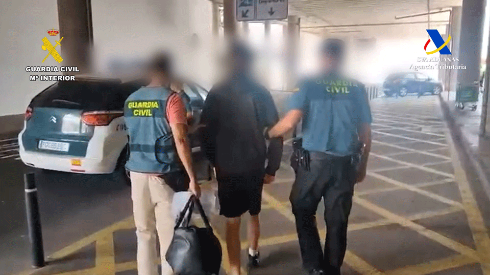 Un momento de la detención
