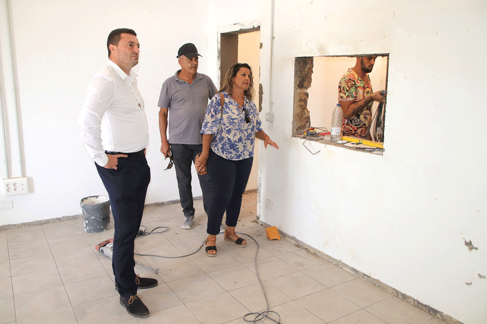 Visita a las obras