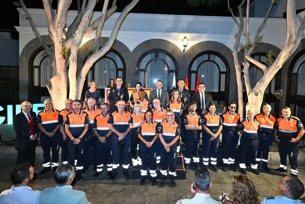 Los condecorados por el Ayuntamiento