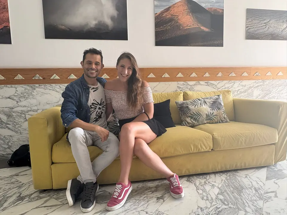 Silvia Moroni y Fran Vega, bailarines
