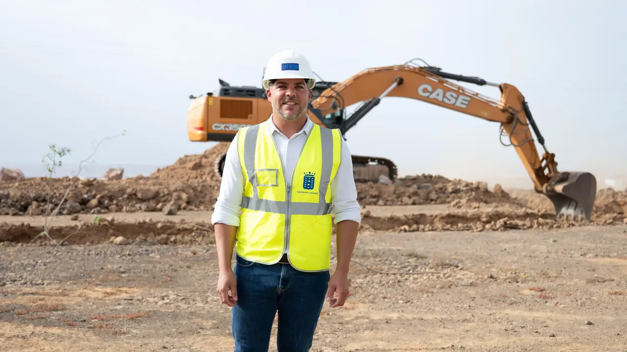 Jacobo Medina, Consejero de Obras Públicas del Cabildo de Lanzarote