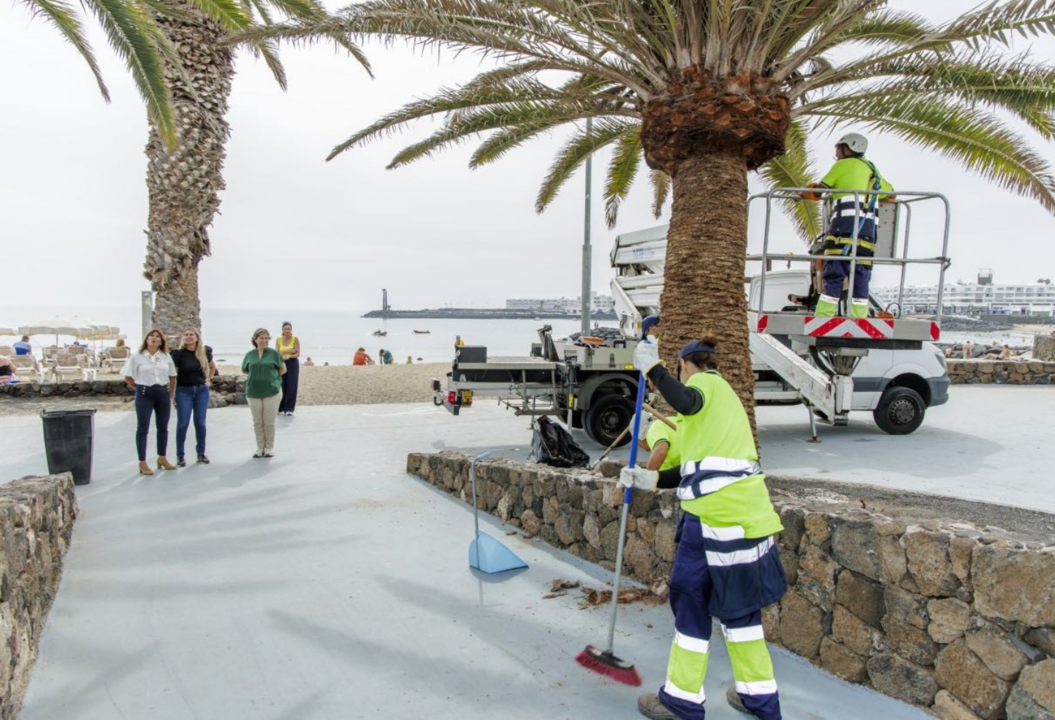 teguise invierte en zonas verdes
