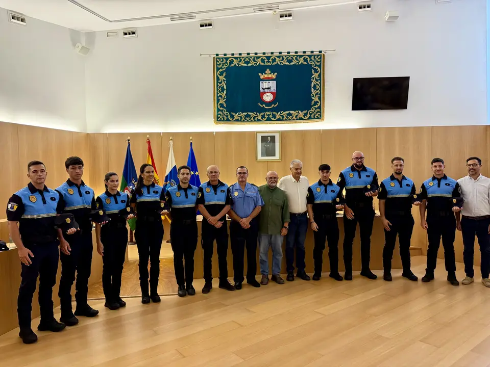 Acto toma de poseción policías de Tías