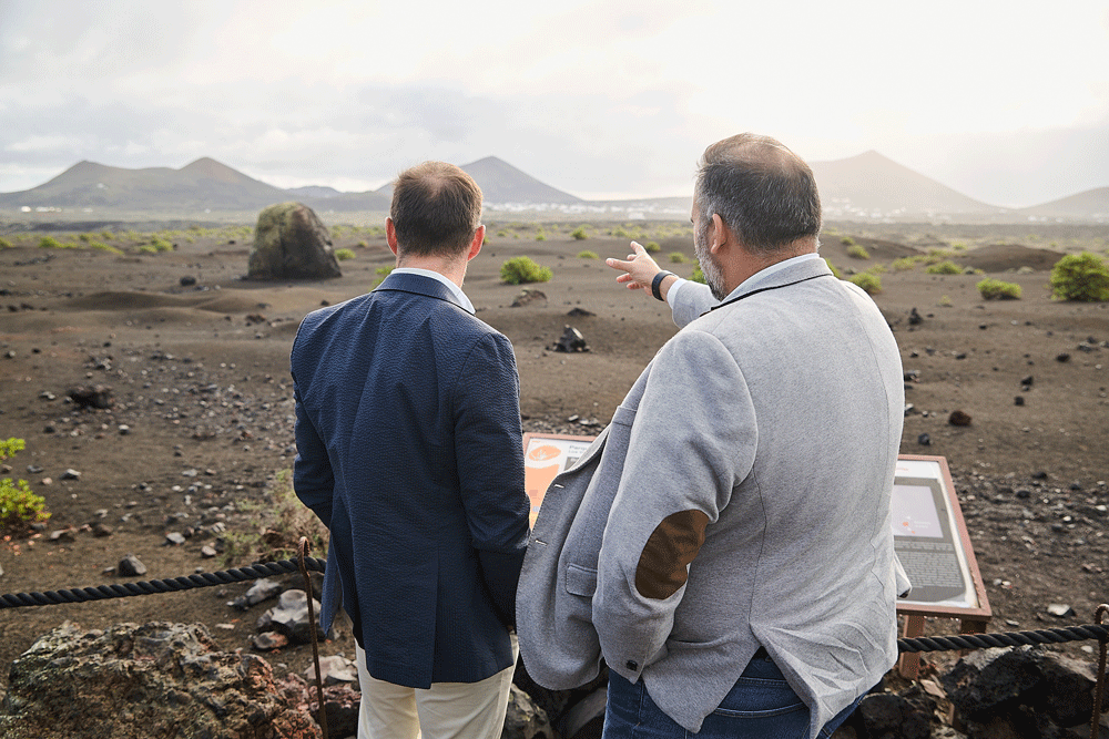 Restauración de conos volcánicos en Lanzarote