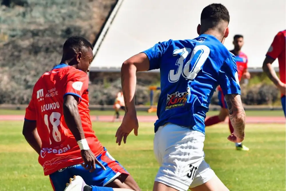 Un momento del partido