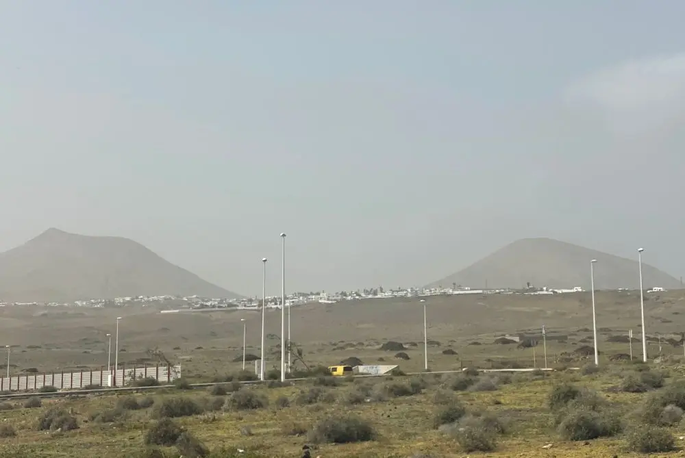 Calima en Lanzarote