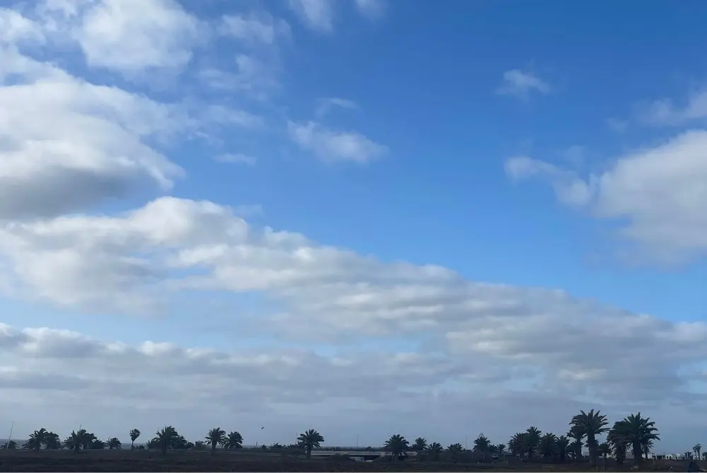 Nubes en Lanzarote