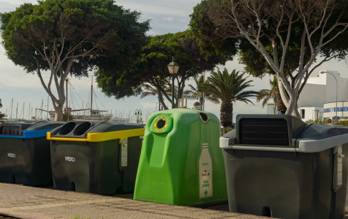 contenedores en Arrecife