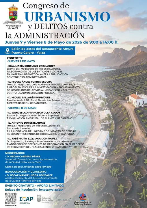 Programa Congreso Urbanismo en Yaiza