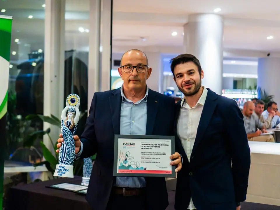 El concejal Rub&eacute;n Arca recogi&oacute; el premio en Barcelona