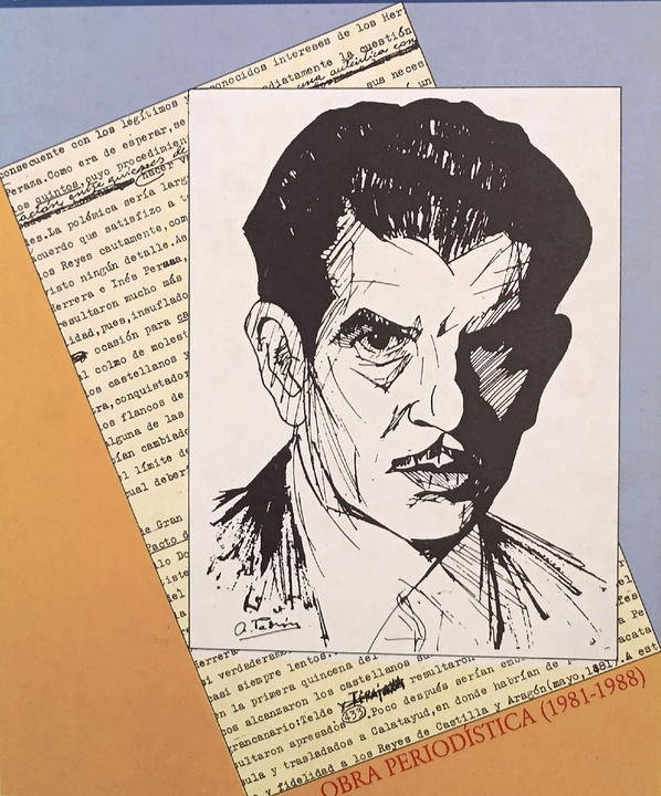 Agustín de la Hoz en Lancelot. Fragmento de la cubierta del libro