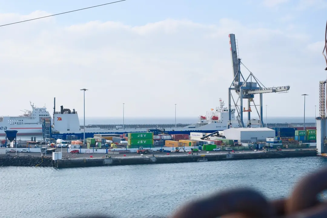 Zona del puerto de Los M&aacute;rmoles, en Arrecife, donde Boluda solicita la concesi&oacute;n para zona de contenedores en m&aacute;s de 5.000 m2
