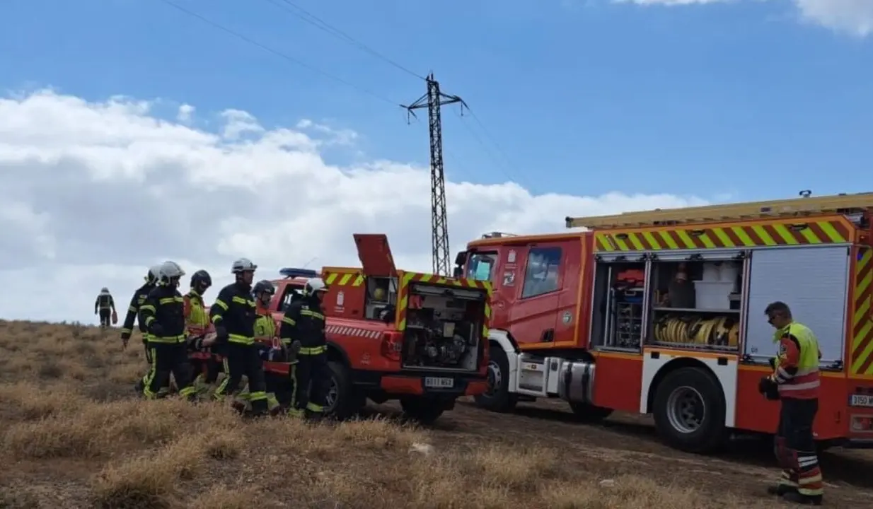 simulacro de accidente