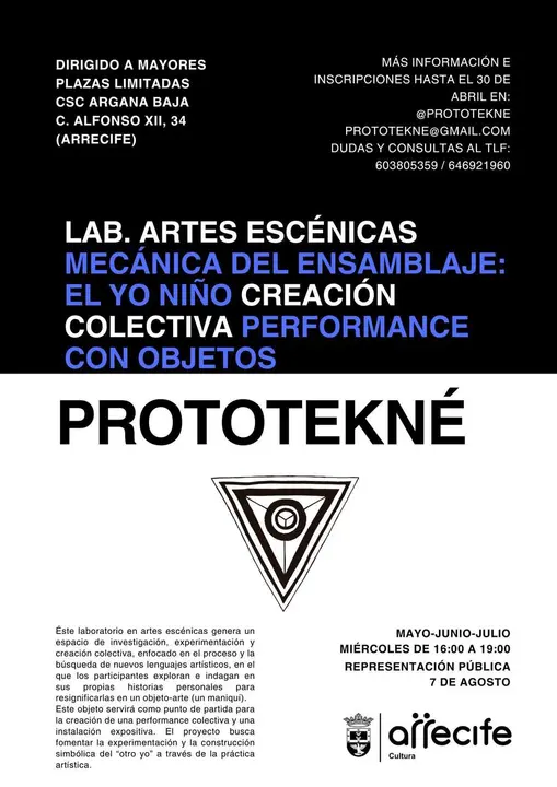 CARTEL TALLER OBJETO