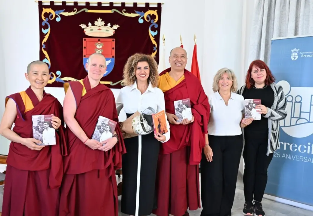 visita del Gheshe tibetano