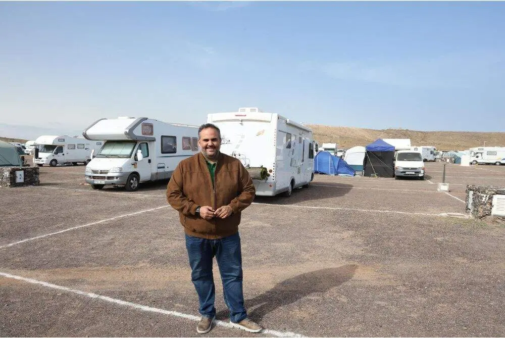 El consejero del &Aacute;rea de Acampada, Samuel Mart&iacute;n