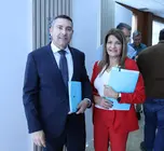 Oswaldo Betancort junto a María Jesús Tovar 