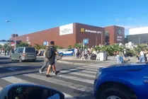 Un momento del desalojo