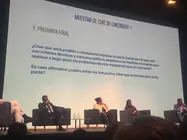 Encuentro de presidentes en la Muestra de Cine