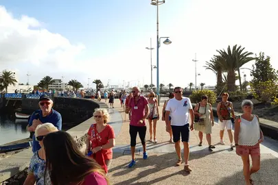 Turistas en Lanzarote