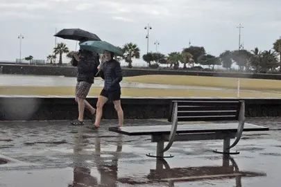 Lluvias en Lanzarote.