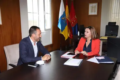 Reunión Dolores Corujo y Miguel Ángel Fontes