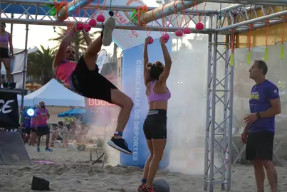 Celebración de la carrera deportiva en Playa Blanca