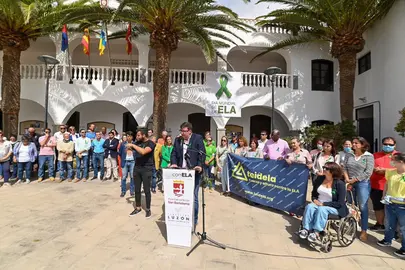 Acto del Día de Lucha contra la ELA en San Bartolomé