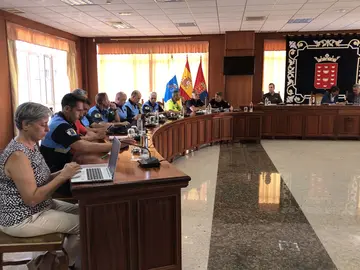Reunión de la Junta Insular de Seguridad en el Cabildo
