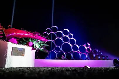  La 'Escultura al vino', del artista César Corujo Saavedra