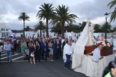 Un momento de la procesión