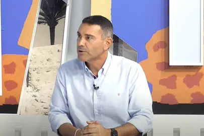 Oswaldo Betancort en la entrevista de Biosfera Televisión
