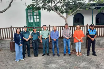 Efectivos de seguridad y corporación de Tinajo