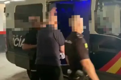 Momento de la detención