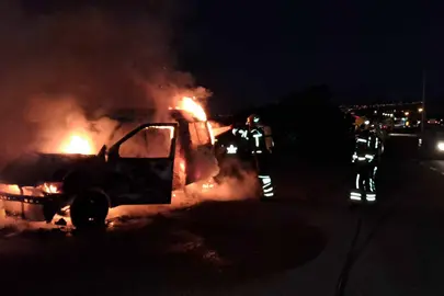 Incendio furgoneta