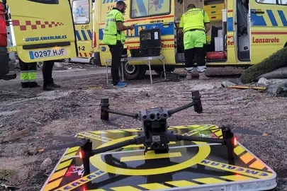 Uno de los drones de Emerlan