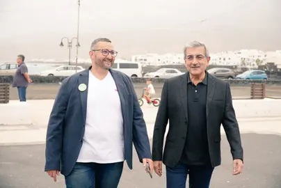 Marcos Lemes y Román Rodríguez